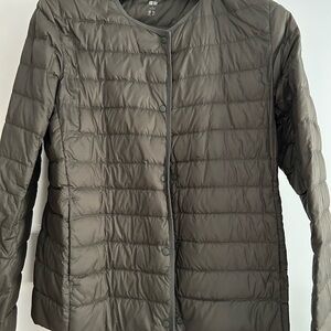 Women's Olive Quilted Jacket
